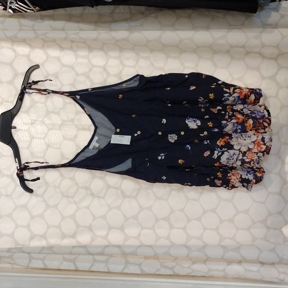 Maurices tie shoulder tank top